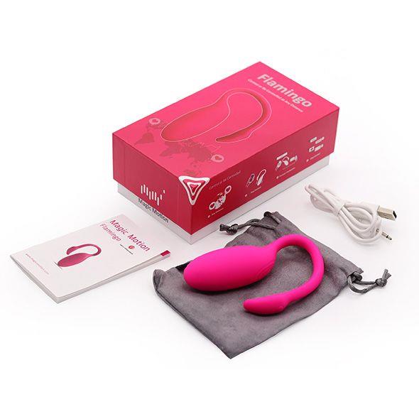 Wibrator punkt G Flamingo Magic Motion sterowany aplikacją silikonowy 7cm - obrazek 7