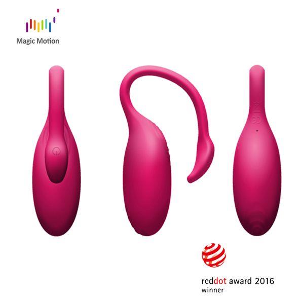 Wibrator punkt G Flamingo Magic Motion sterowany aplikacją silikonowy 7cm - obrazek 8