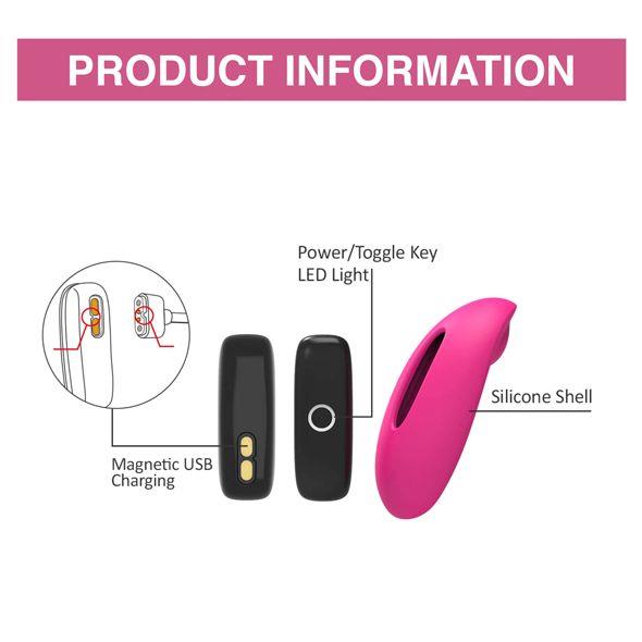 Wibrator Magic Motion Candy różowy z aplikacją Bluetooth - obrazek 5