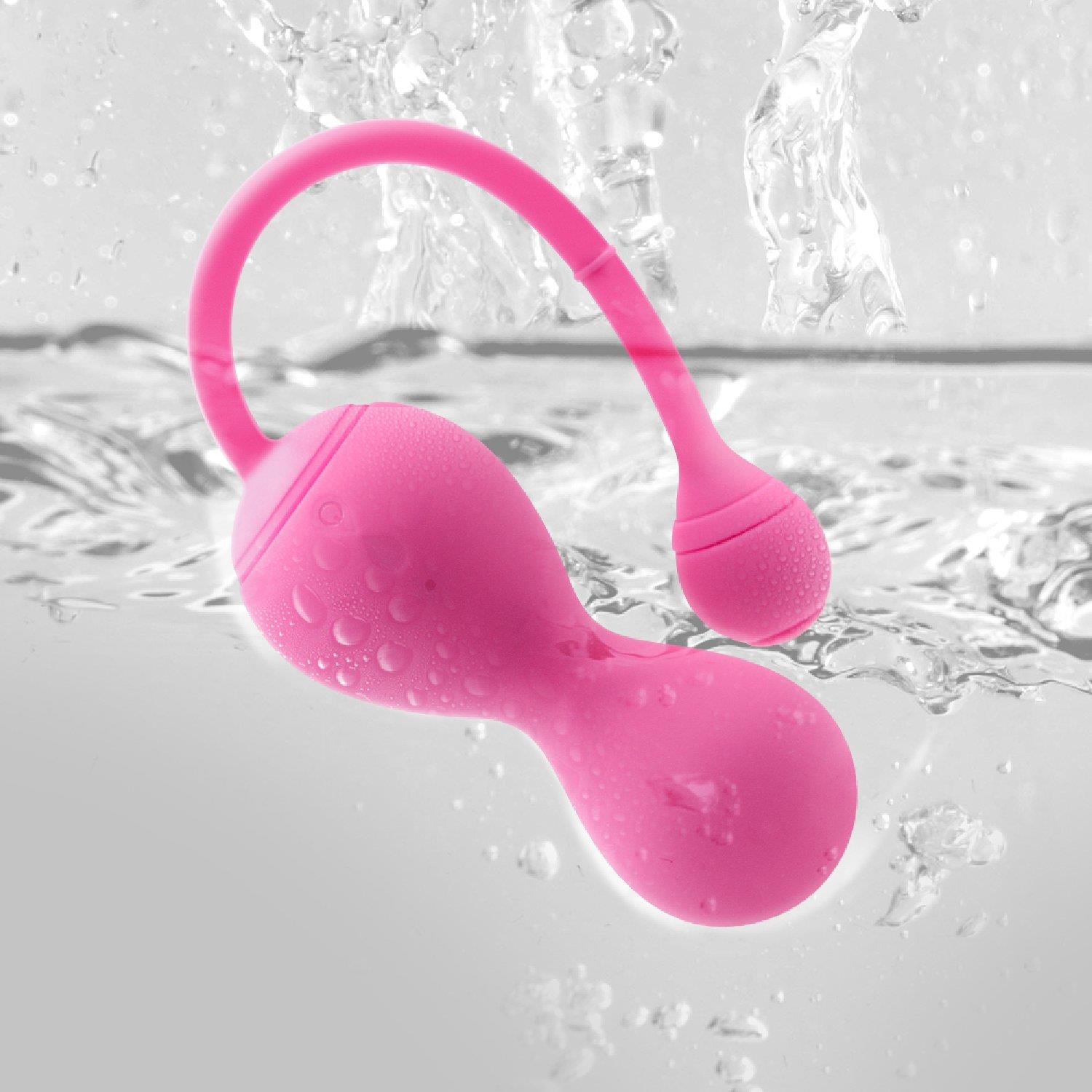 Kulki keglowe Magic Motion Kegel Master różowe z aplikacją - obrazek 11
