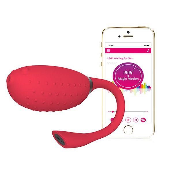 Magic Motion - Fugu Smart Wearable Vibrator Red - obrazek 2