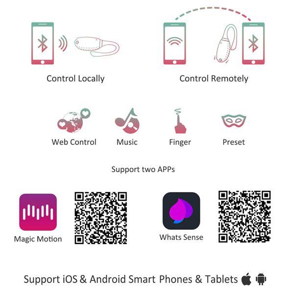 Magic Motion - Fugu Smart Wearable Vibrator Red - obrazek 8