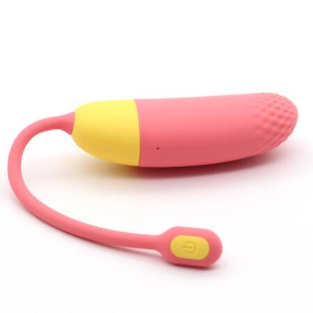 Wibrujące jajko Vini sterowane aplikacją Magic Motion pomarańczowe USB