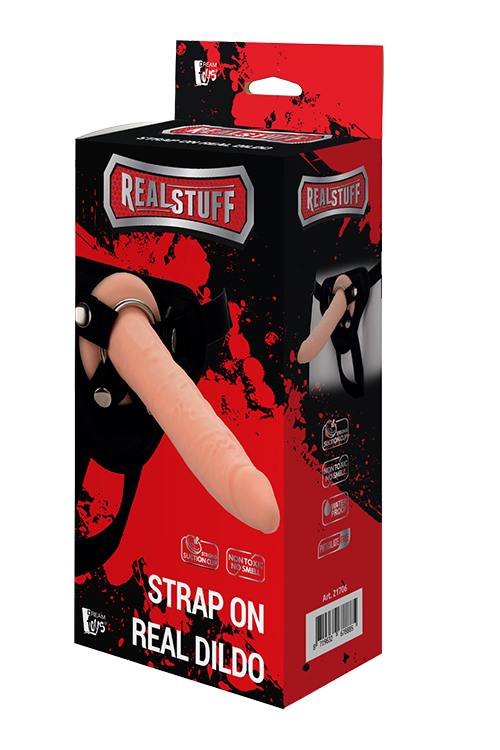 Szelki z realistycznym dildem silikonowym Dream Toys 20 cm - obrazek 5