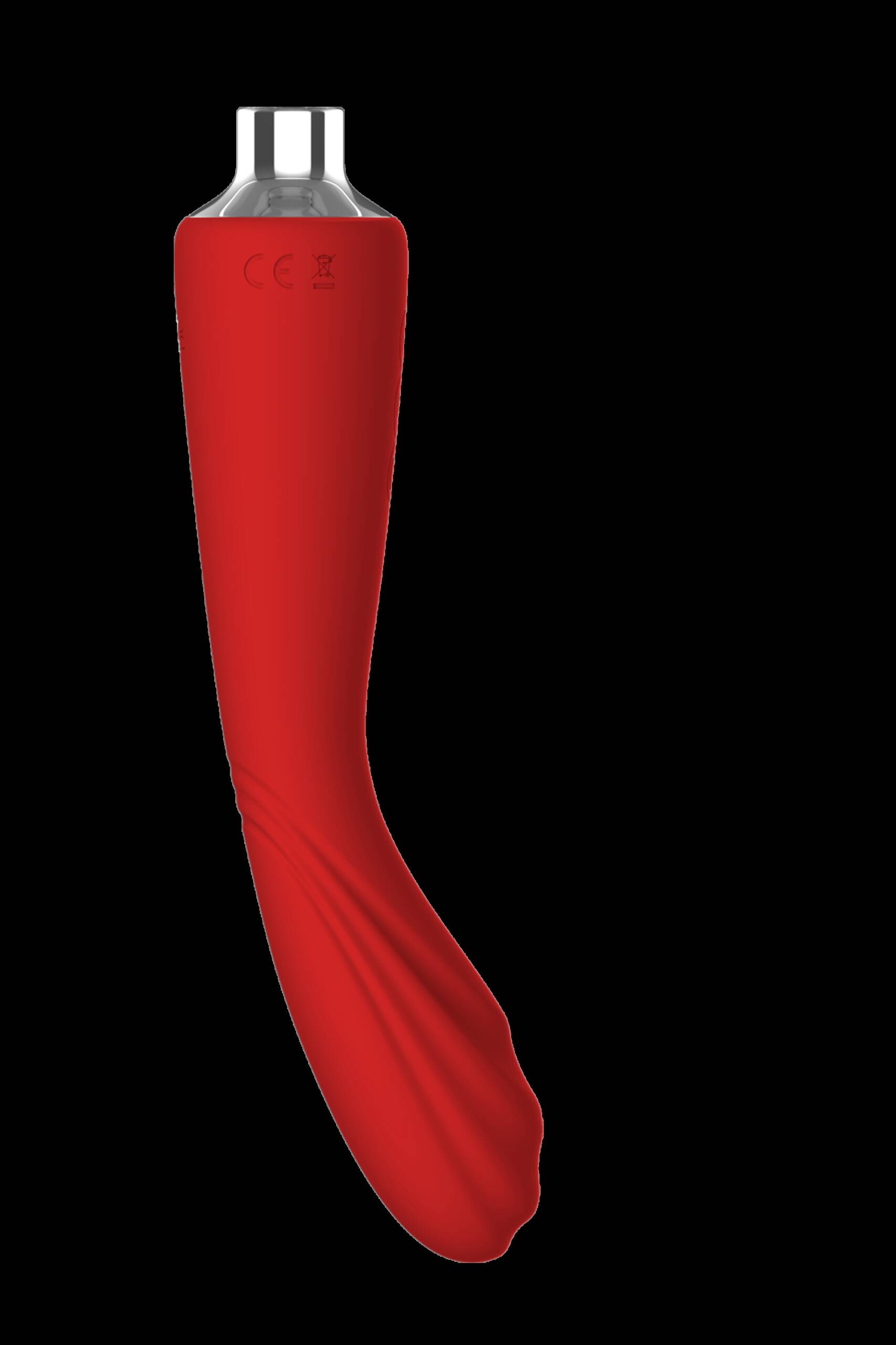 Pompka ssąca Dream Toys Red Revolution Georgia z wibratorem - obrazek 6