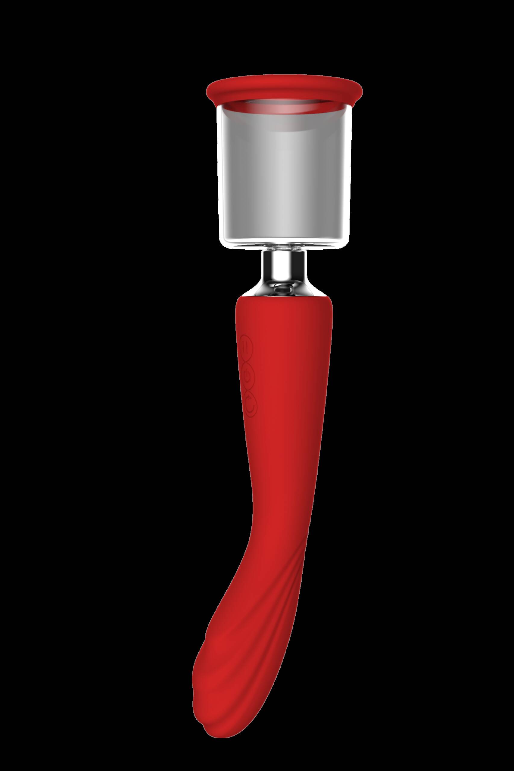 Pompka ssąca Dream Toys Red Revolution Georgia z wibratorem - obrazek 11