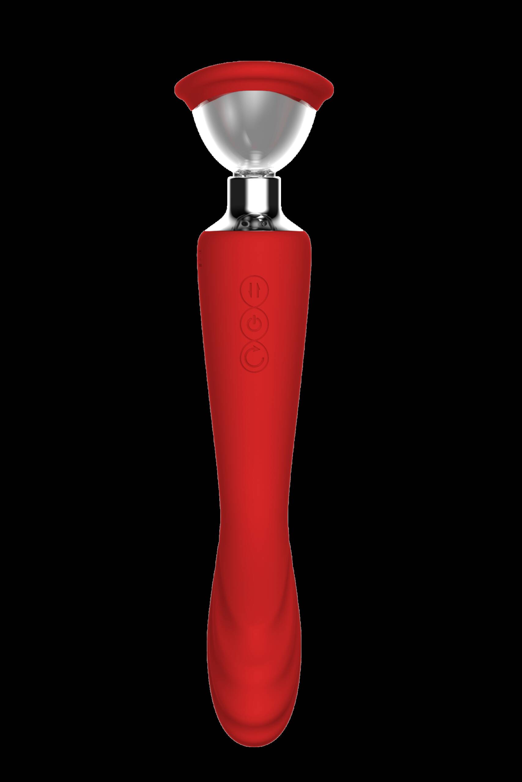 Pompka ssąca Dream Toys Red Revolution Georgia z wibratorem - obrazek 13