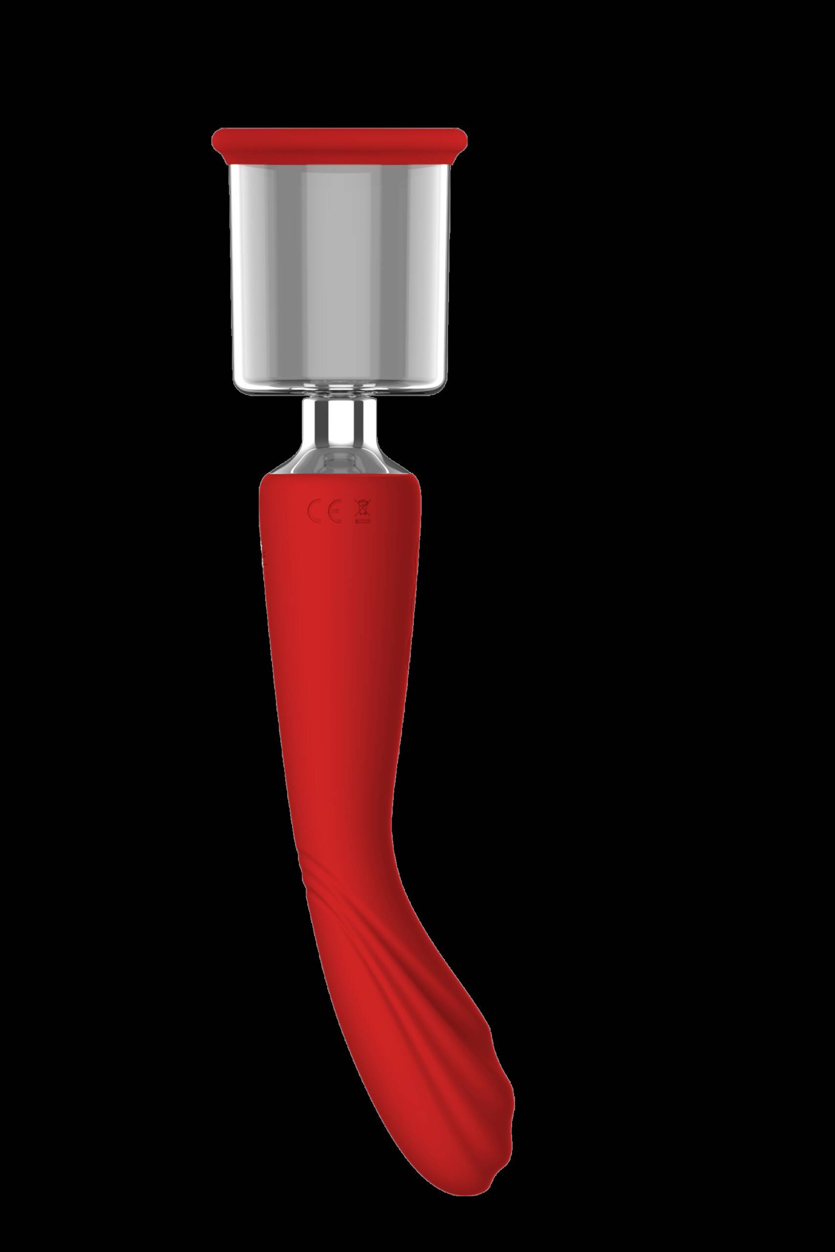 Pompka ssąca Dream Toys Red Revolution Georgia z wibratorem - obrazek 17