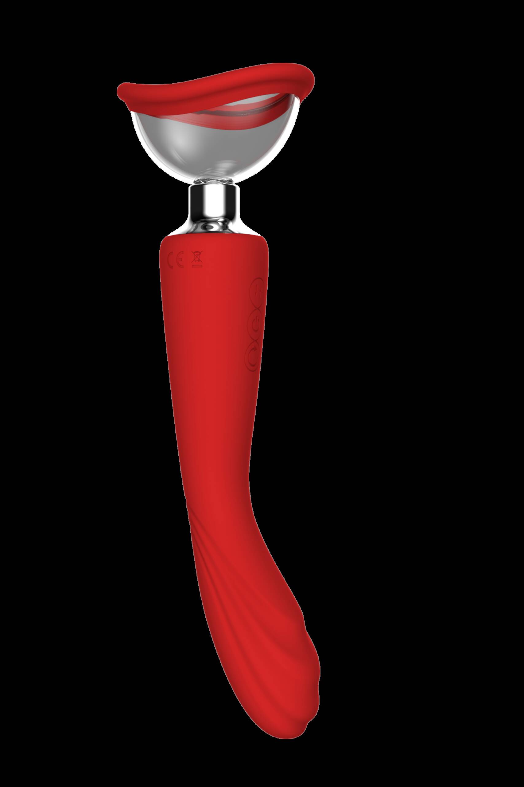 Pompka ssąca Dream Toys Red Revolution Georgia z wibratorem - obrazek 22