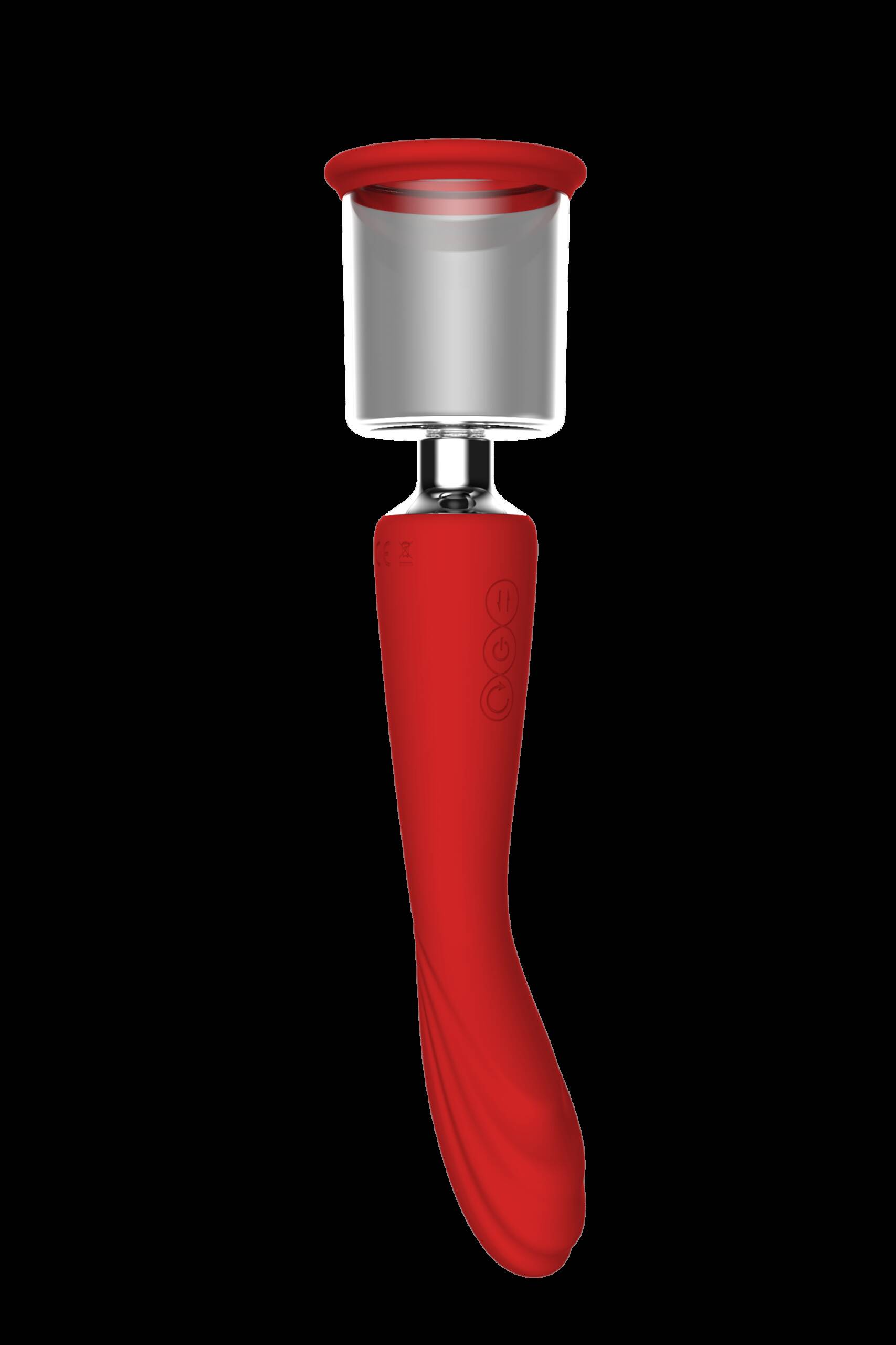 Pompka ssąca Dream Toys Red Revolution Georgia z wibratorem - obrazek 25