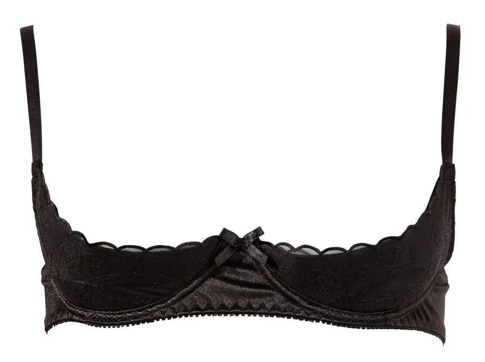Biustonosz Basic Shelf Bra Cottelli Lingerie czarny 80C - obrazek 6