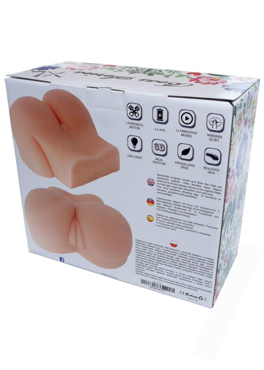 Realistyczny masturbator wagina pośladki XL z wibracją Lyla 23 cm - obrazek 11