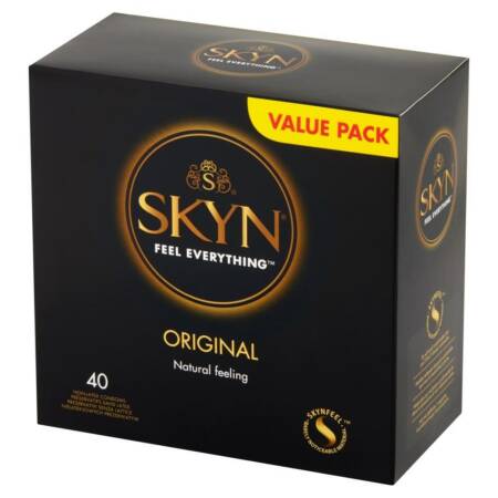 Prezerwatywy nielateksowe SKYN Original nawilżane 40 sztuk