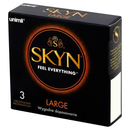 Prezerwatywy SKYN Large bez lateksu nawilżane
