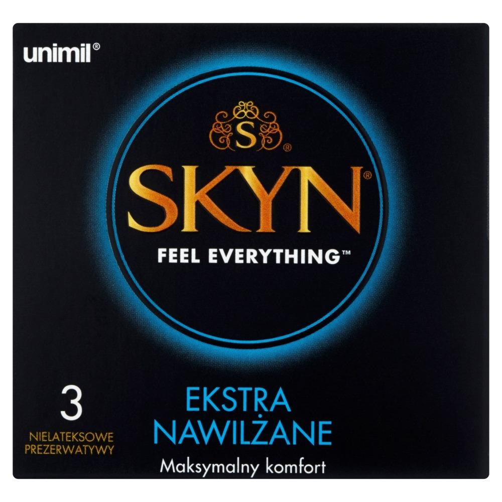 Prezerwatywy nielateksowe Skyn extra nawilżone 3 sztuki - obrazek 2