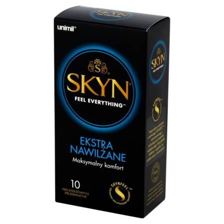 Prezerwatywy nielateksowe SKYN extra nawilżane 10 szt