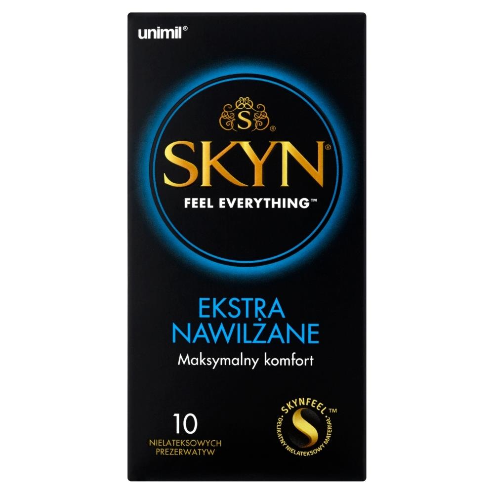 Prezerwatywy nielateksowe SKYN extra nawilżane 10 szt - obrazek 2