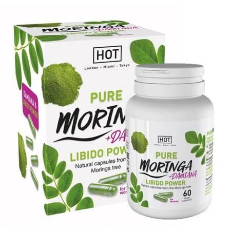 Kapsułki Premium Moringa z Damiana Hot 60 kapsułek