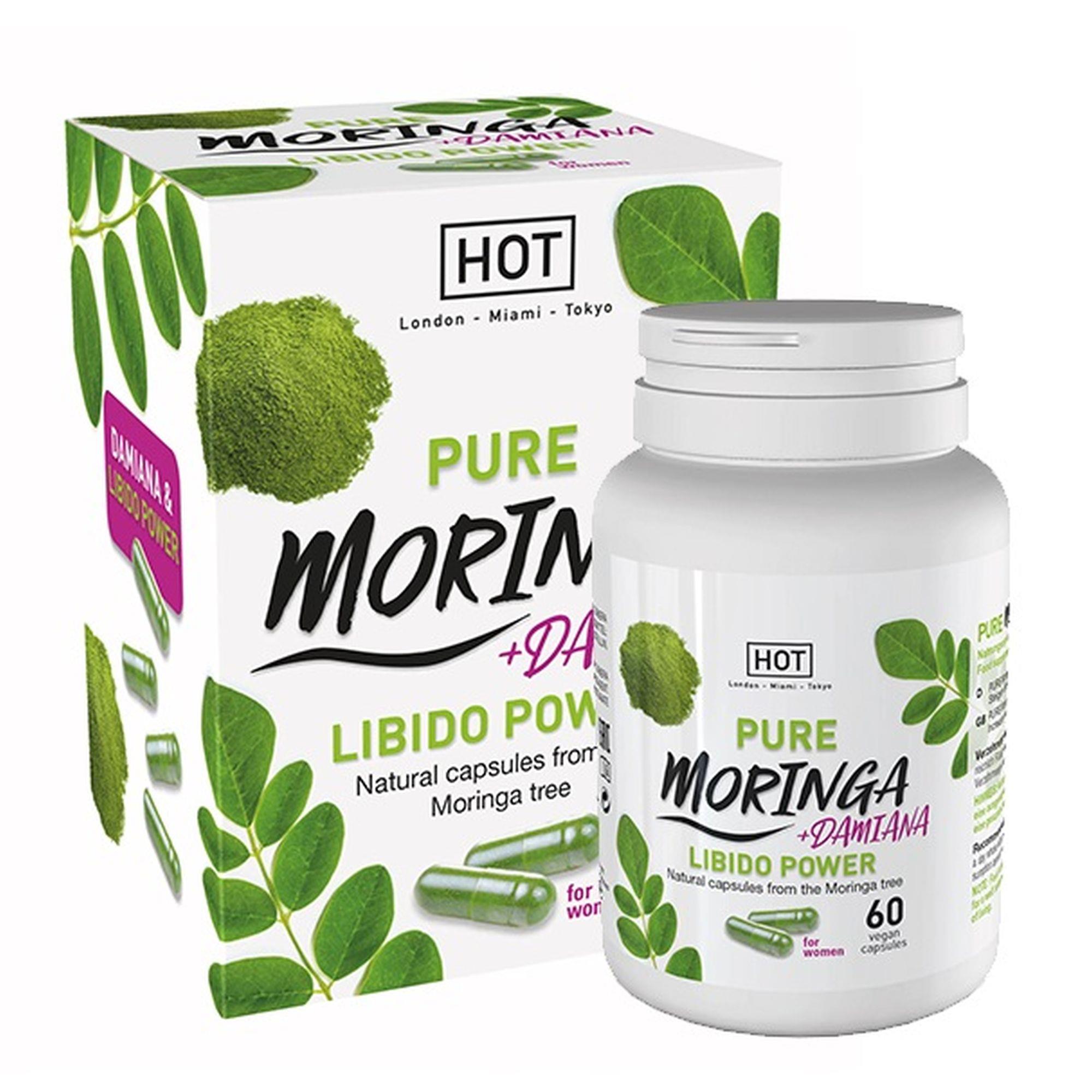 Kapsułki Premium Moringa z Damiana Hot 60 kapsułek