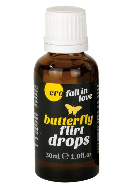Krople afrodyzjaki Butterfly Flirt dla par Hot 30 ml