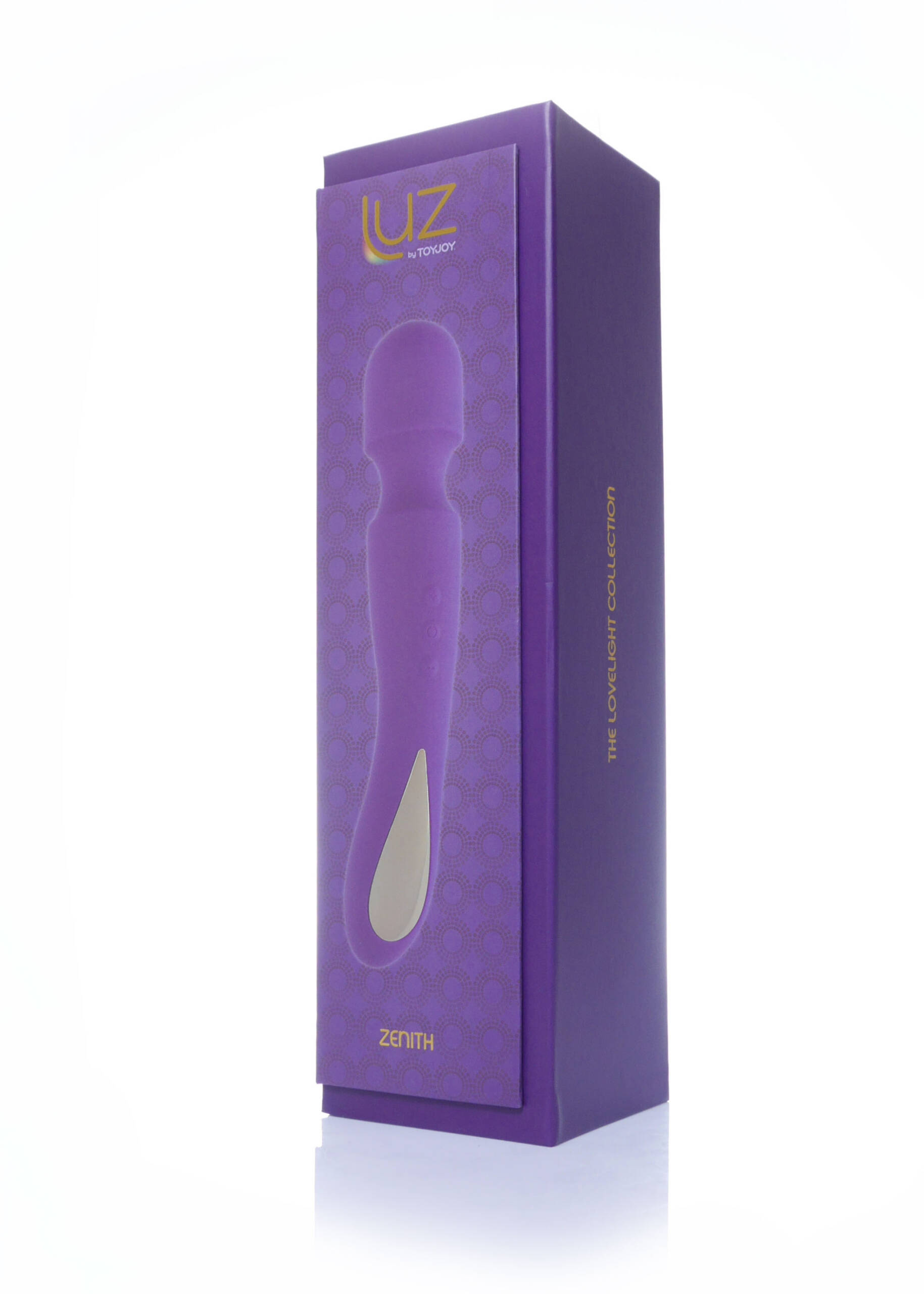 Masażer silikonowy Zenith ToyJoy fioletowy USB 23 cm - obrazek 3