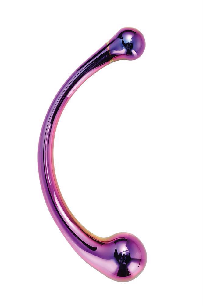Dildo szklane zakrzywione Glamour Dream Toys 17 cm - obrazek 3