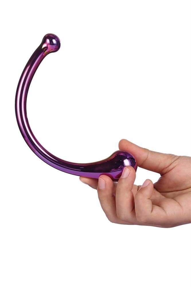 Dildo szklane zakrzywione Glamour Dream Toys 17 cm - obrazek 7