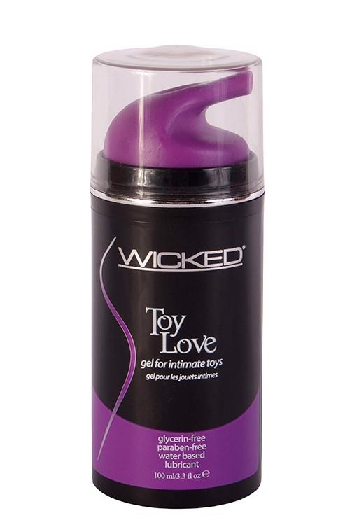 Lubrykant do zabawek bez gliceryny Wicked Toy Love 100 ml - obrazek 2