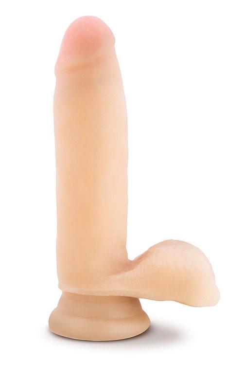 Realistyczne dildo Blush Au Naturel 18 cm beżowe - obrazek 4