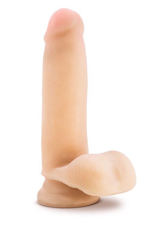 Realistyczne dildo Blush Au Naturel 18 cm beżowe - obrazek 5