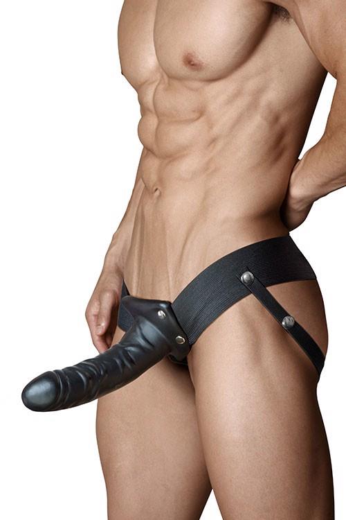 Proteza drążona Dr Skin 16 cm czarna - obrazek 4