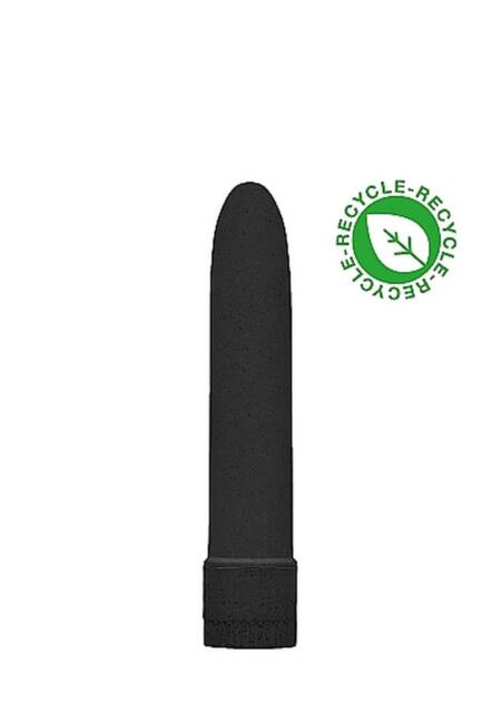 Wibrator biodegradowalny Natural Pleasure czarny 14 cm
