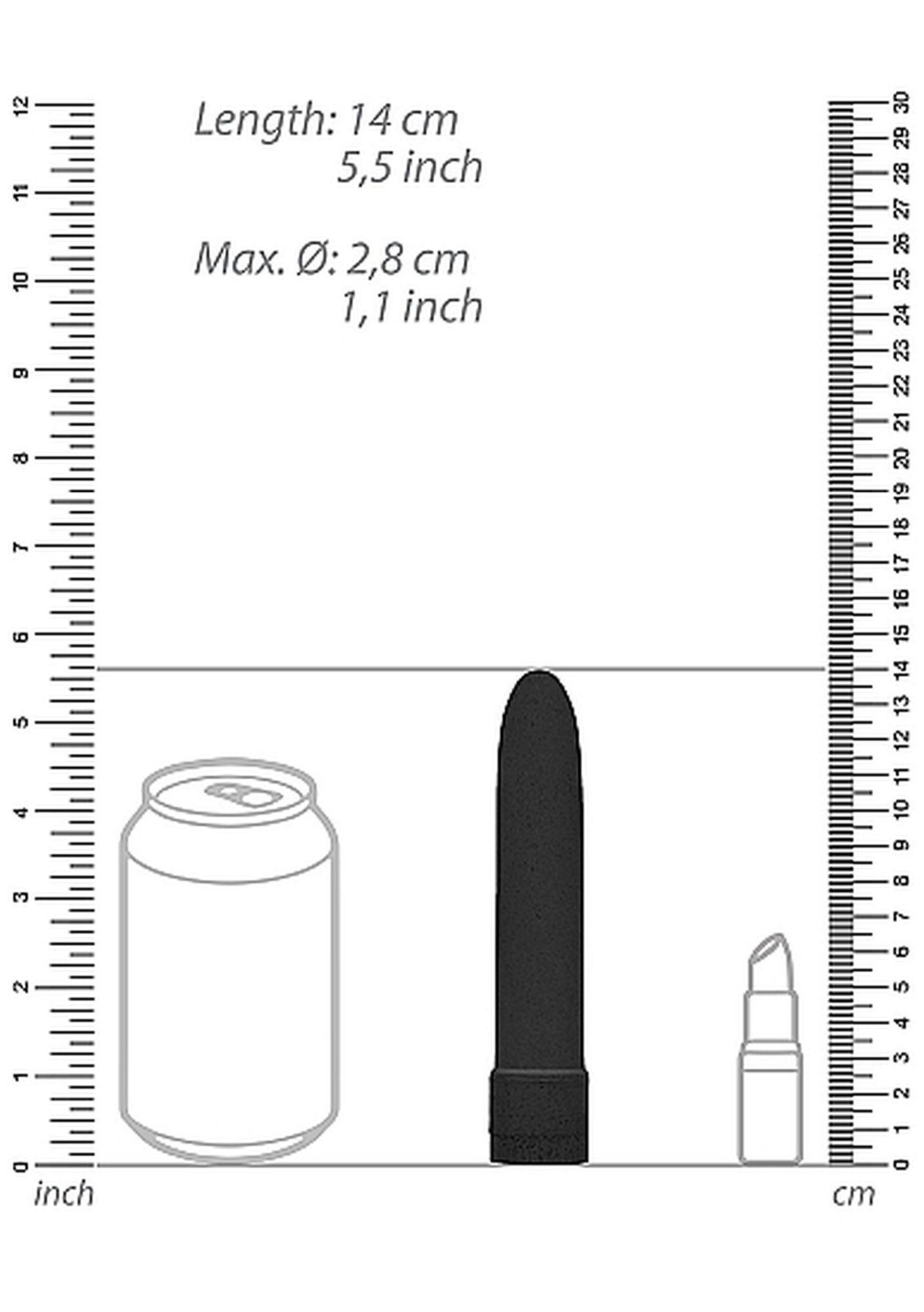 Wibrator biodegradowalny Natural Pleasure czarny 14 cm - obrazek 4