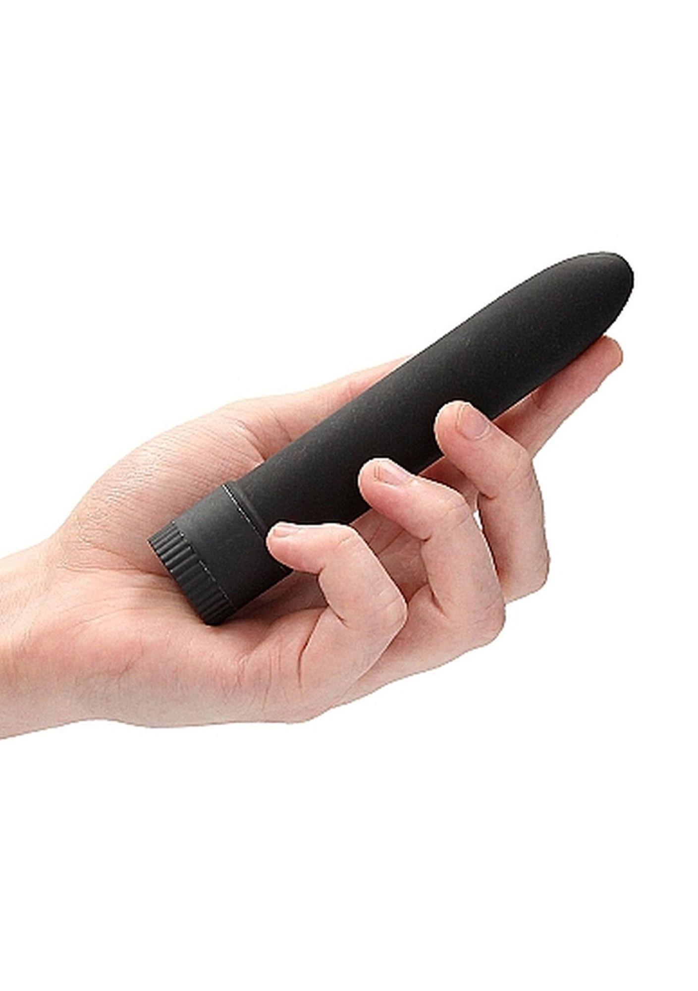 Wibrator biodegradowalny Natural Pleasure czarny 14 cm - obrazek 5