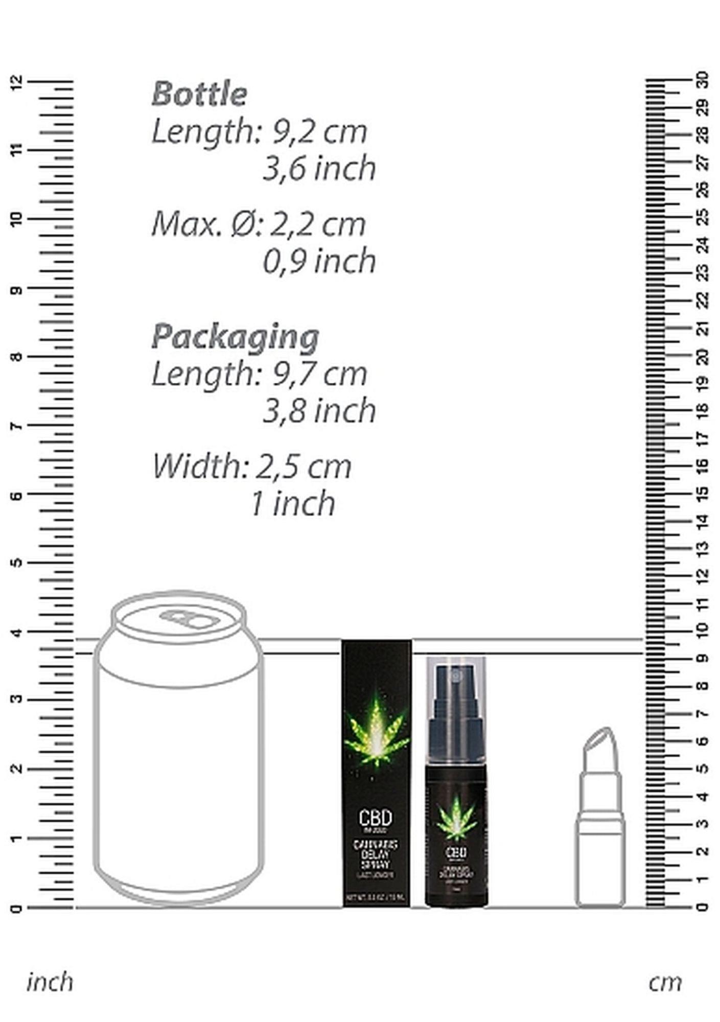 Spray opóźniający CBD Cannabis Pharmquests 15 ml - obrazek 6