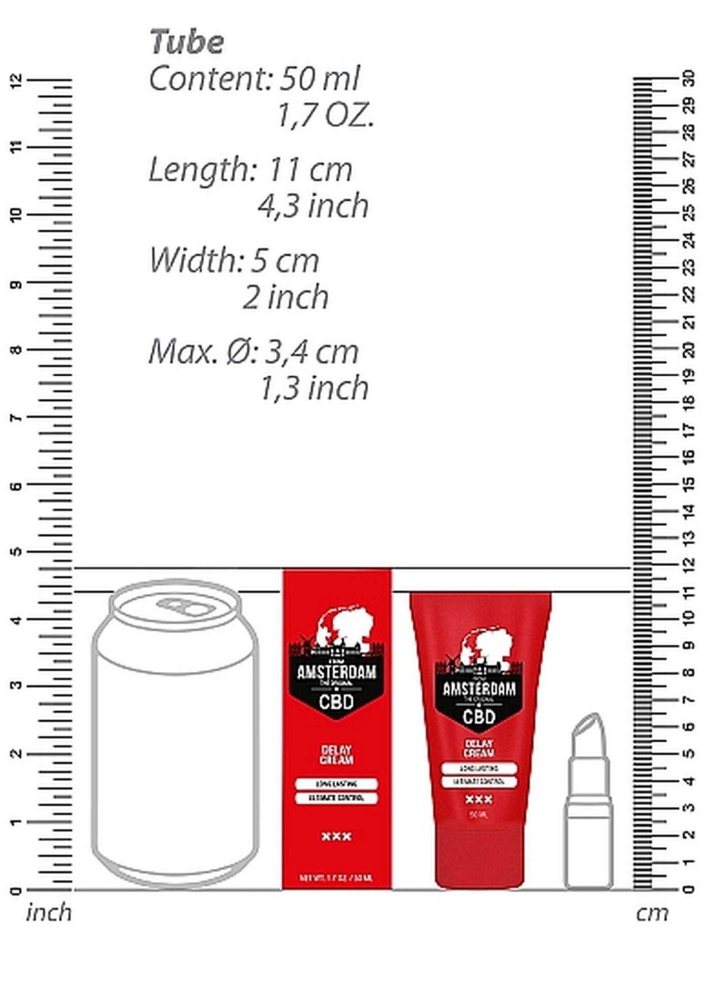 Krem opóźniający z CBD Original z Amsterdamu Pharmquests 50 ml - obrazek 4