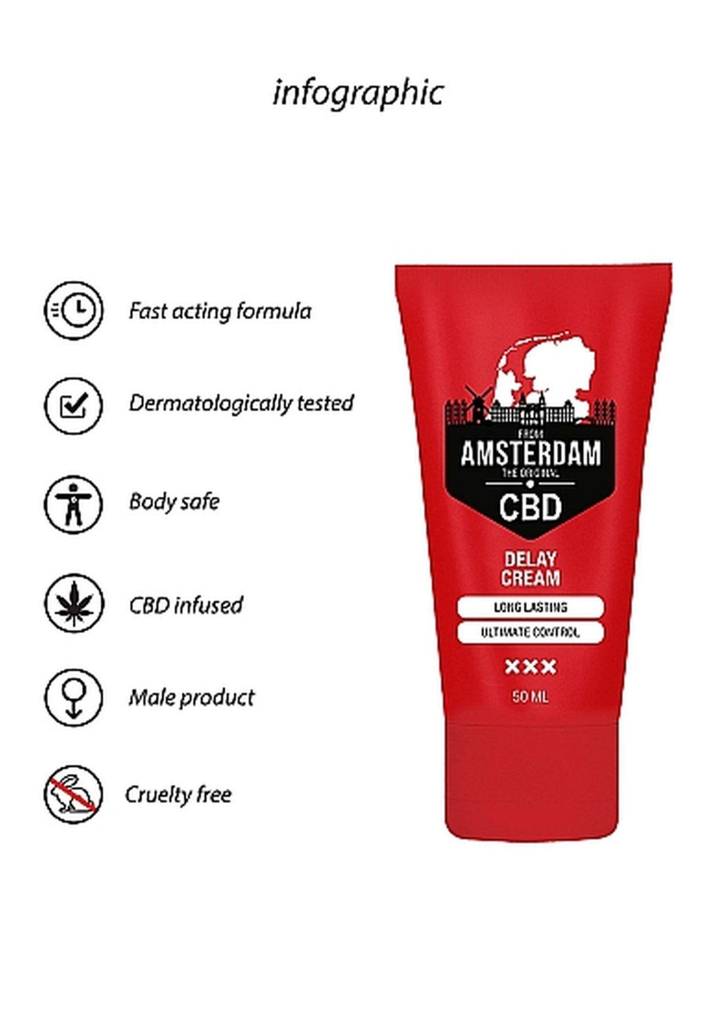 Krem opóźniający z CBD Original z Amsterdamu Pharmquests 50 ml - obrazek 8