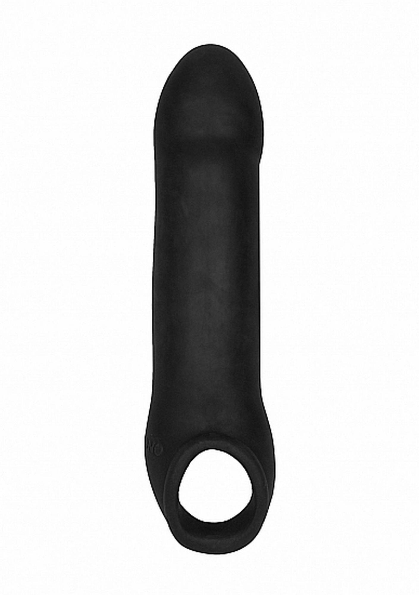 Przedłużka na penisa Sono No.17 czarna 26 cm - obrazek 5
