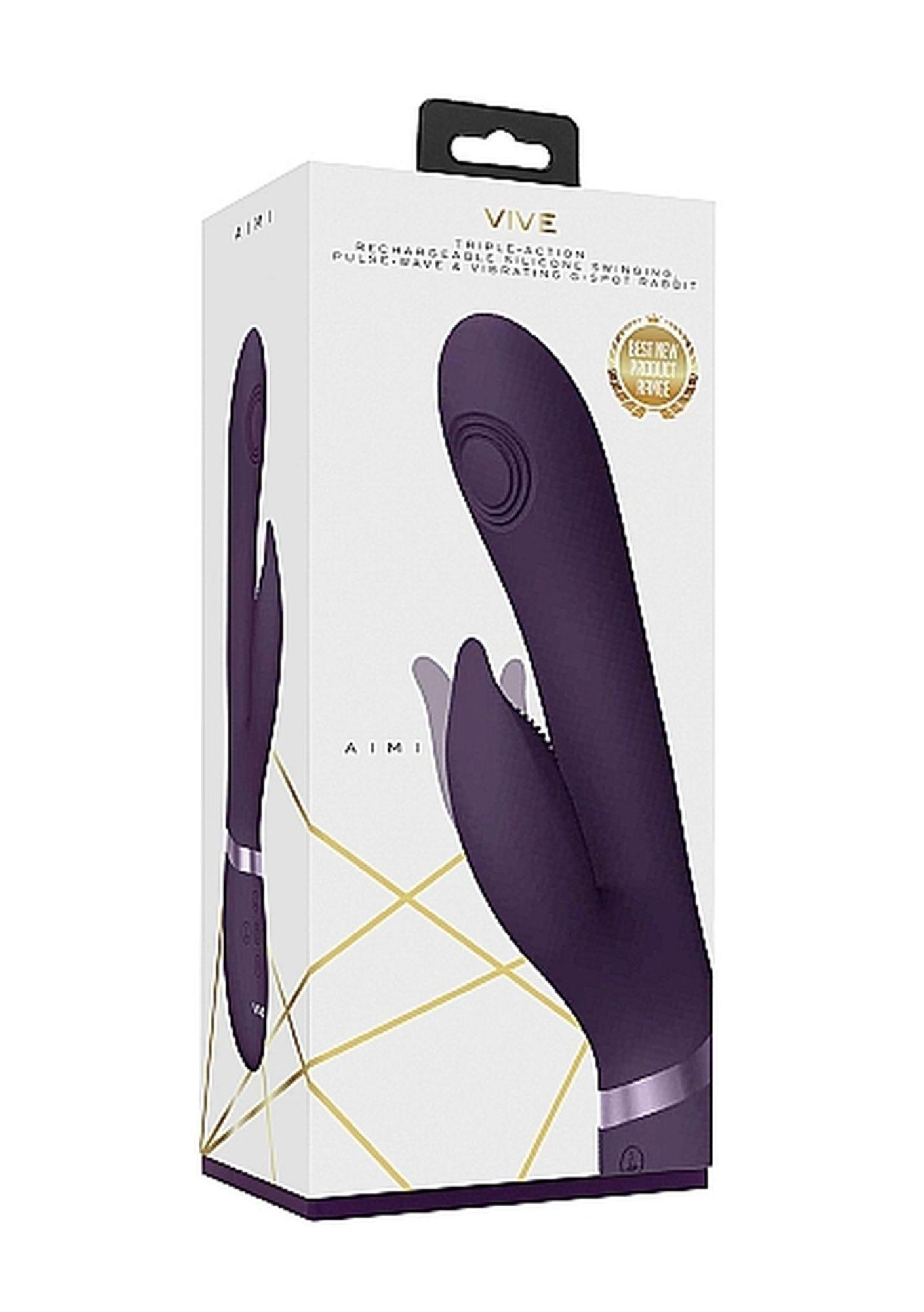 Wibrator punktu G Aimi Vive fioletowy USB - obrazek 3