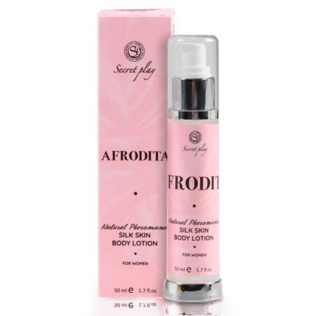 Jedwabny balsam do ciała Afrodita Secret Play z feromonami 50 ml