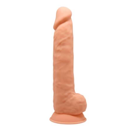 Dildo z cyberskóry Silexd Model 1 cieliste 25 cm