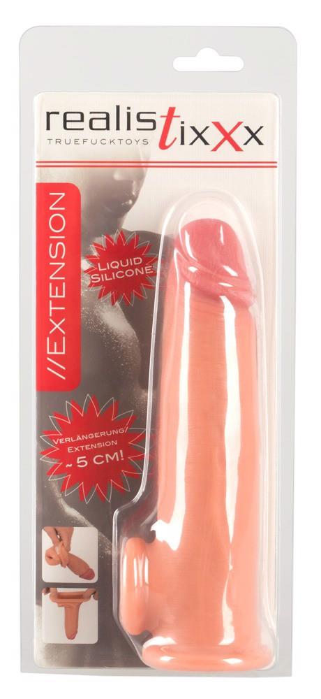Przedłużka na penisa Realistixxx silikonowa 5 cm - obrazek 2