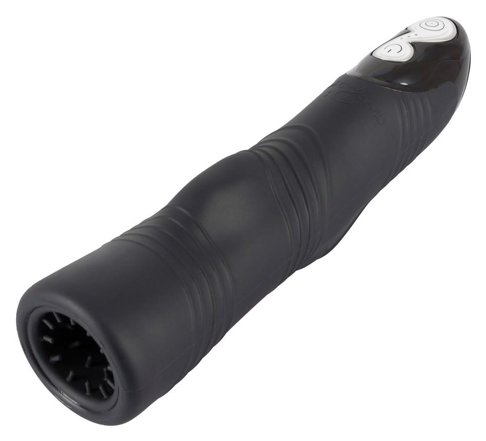 Masturbator wibrujący Paso nero silikonowy 27 cm - obrazek 4