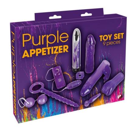 Fioletowy Zestaw Erotyczny 9 Elementów You2Toys