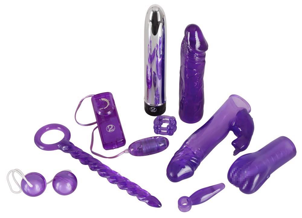 Fioletowy Zestaw Erotyczny 9 Elementów You2Toys - obrazek 3