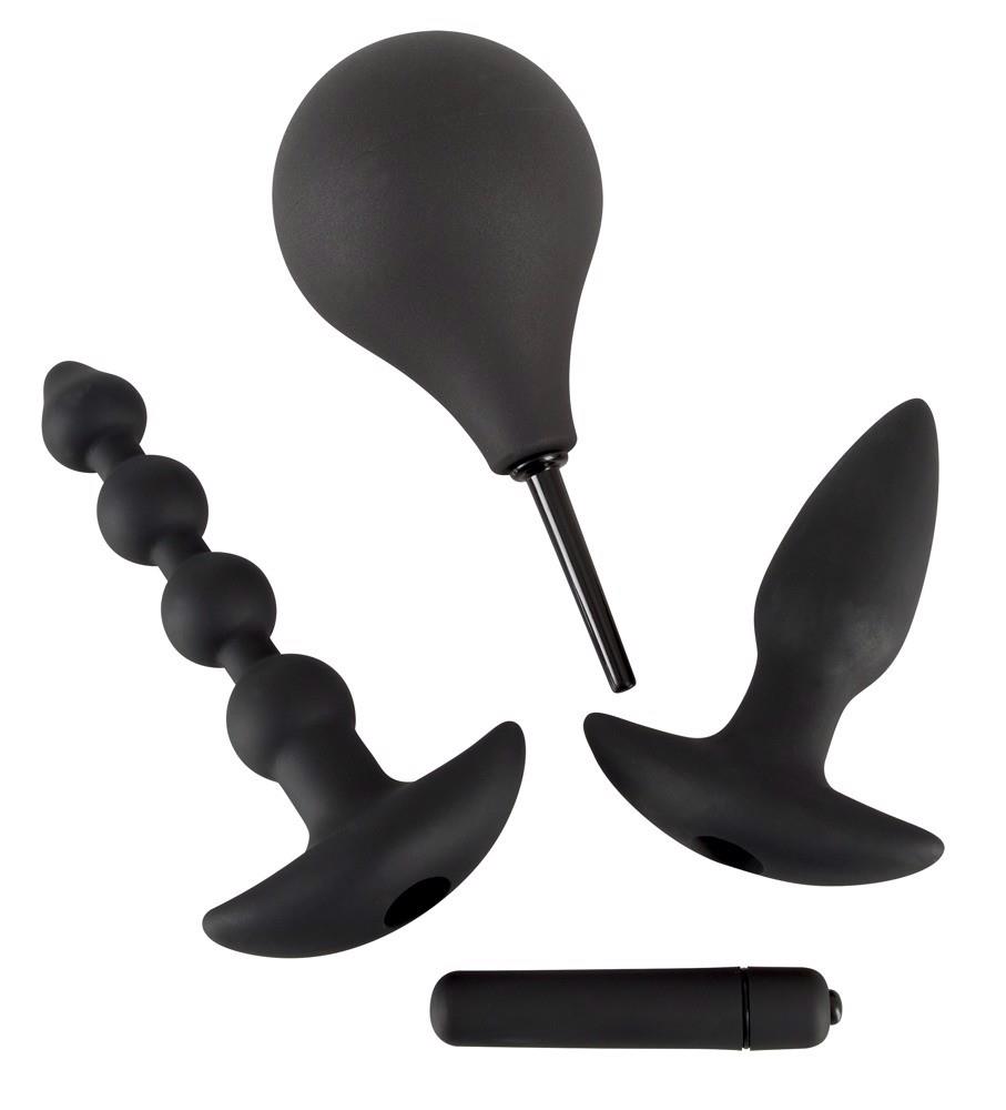 Czarny Zestaw Seksowny Black Velvets Silikonowy - obrazek 4