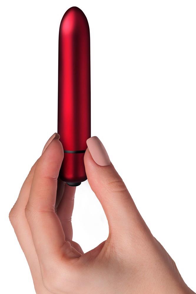 Wibrator bullet Rocks Off Scarlet Velvet czerwony 9,2 cm - obrazek 6