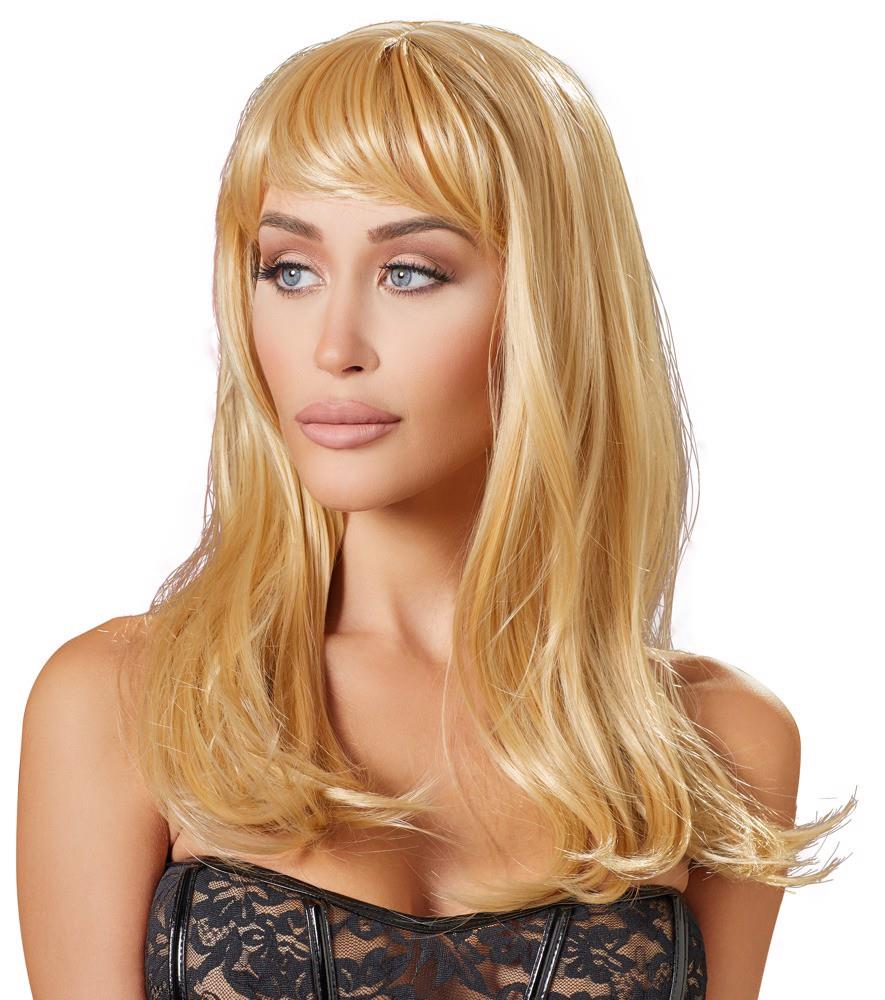Peruka długa blond Cottelli Accessoires 45 cm - obrazek 3