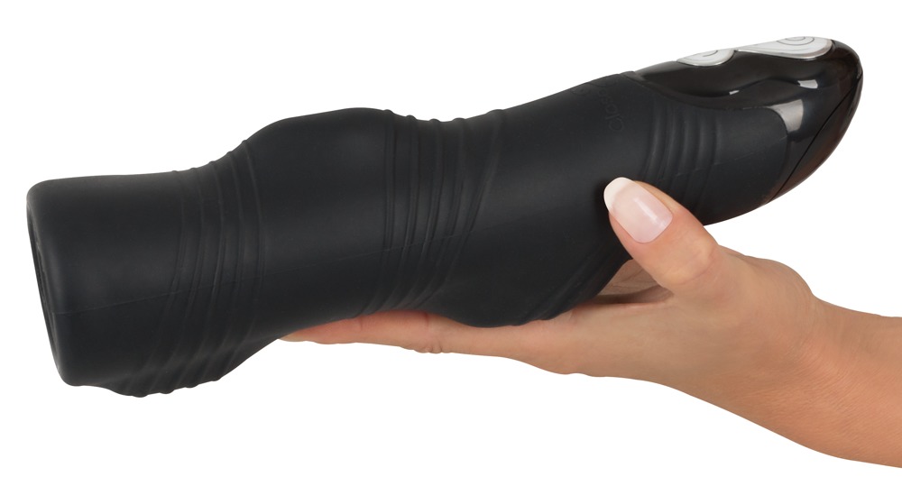 Masturbator wibrujący Paso nero silikonowy 27 cm - obrazek 9