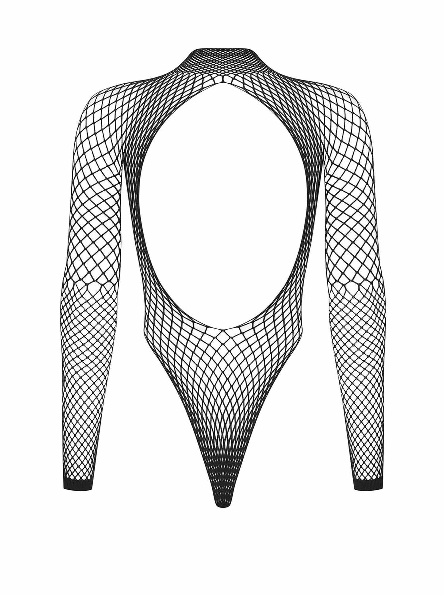 Body erotyczne Obsessive czarne prześwitujące S/M/L - obrazek 6